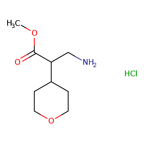 Methyl 3-amino-2-(oxan-4-yl)propanoate hydrochloride