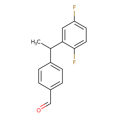 4-(1-(2,5-difluorophenyl)ethyl)benzaldehyde