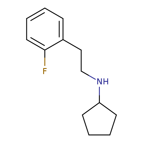 N-[2-(2-fluorophenyl)ethyl]cyclopentanamine