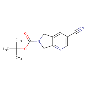 tert-Butyl3-cyano-5,7-dihydropyrrolo[3,4-b]pyridine-6-carboxylate