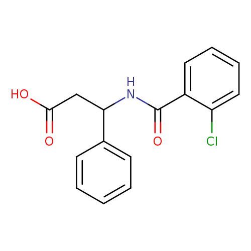 3-[(2-chlorophenyl)formamido]-3-phenylpropanoic acid
