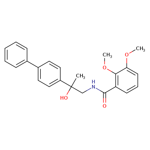 N-(2-{[1,1'-biphenyl]-4-yl}-2-hydroxypropyl)-2,3-dimethoxybenzamide