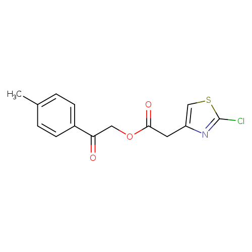 2-(4-methylphenyl)-2-oxoethyl2-(2-chloro-1,3-thiazol-4-yl)acetate