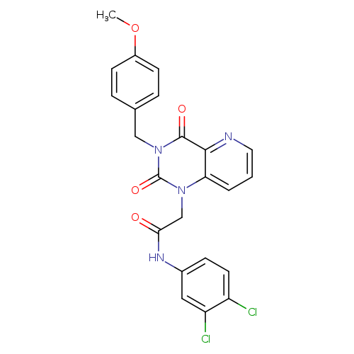 N-(3,4-dichlorophenyl)-2-{3-[(4-methoxyphenyl)methyl]-2,4-dioxo-1H,2H,3H,4H-pyrido[3,2-d]pyrimidin-1-yl}acetamide