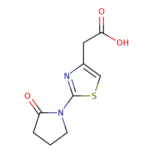 2-(2-(2-Oxopyrrolidin-1-yl)thiazol-4-yl)acetic acid