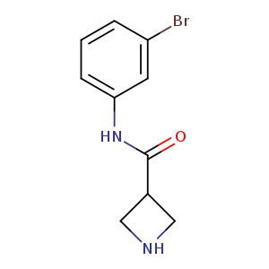 Azetidine-3-carboxylic acid (3-bromo-phenyl)-amide