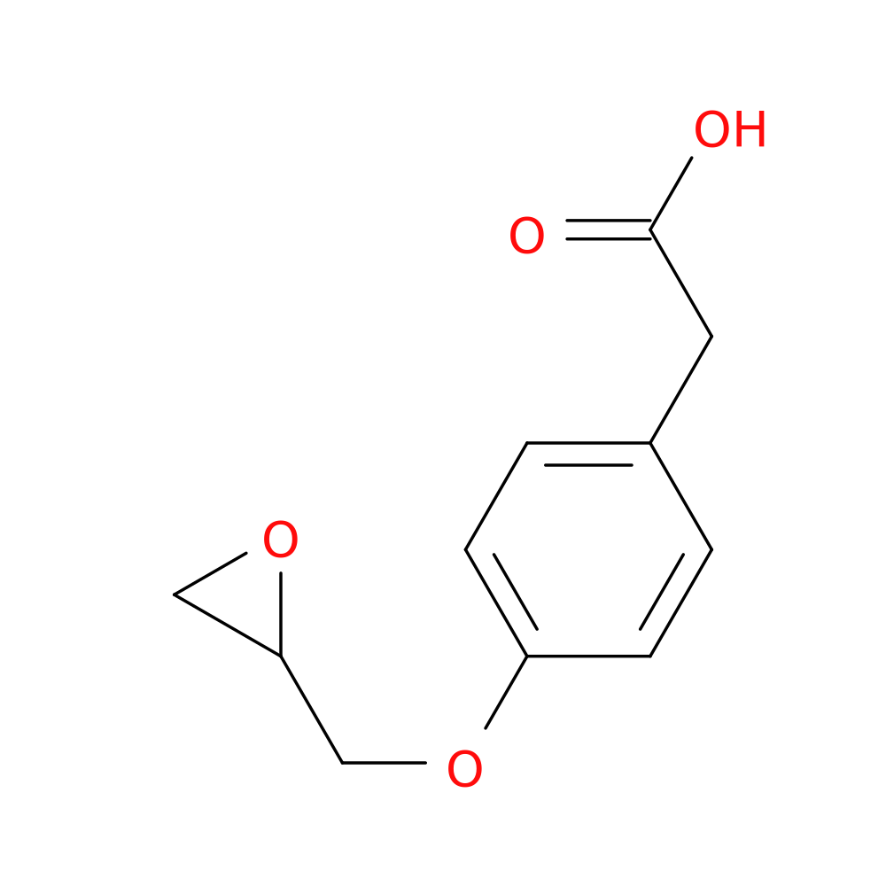 4-(2-Oxiranylmethoxy)benzeneacetic acid