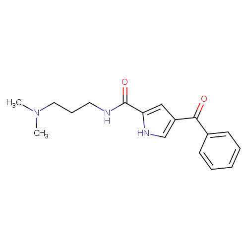 4-benzoyl-N-[3-(dimethylamino)propyl]-1H-pyrrole-2-carboxamide