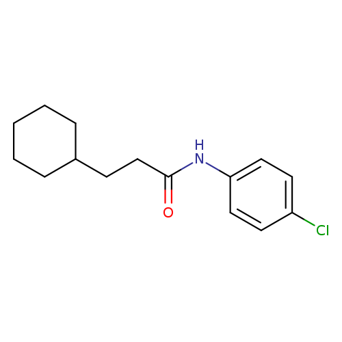 N-(4-chlorophenyl)-3-cyclohexylpropanamide