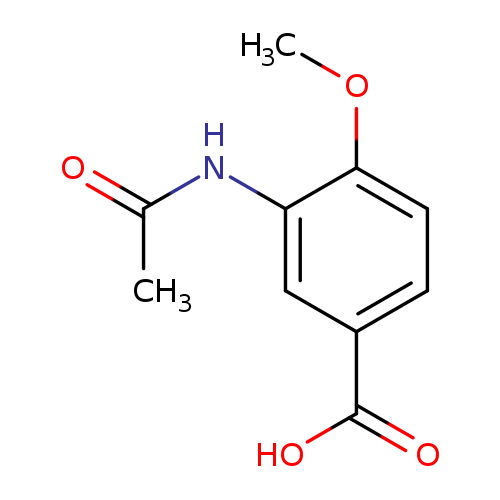 3-(acetylamino)-4-methoxybenzoic acid
