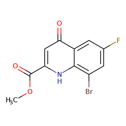 Methyl 8-bromo-6-fluoro-4-oxo-1,4-dihydroquinoline-2-carboxylate