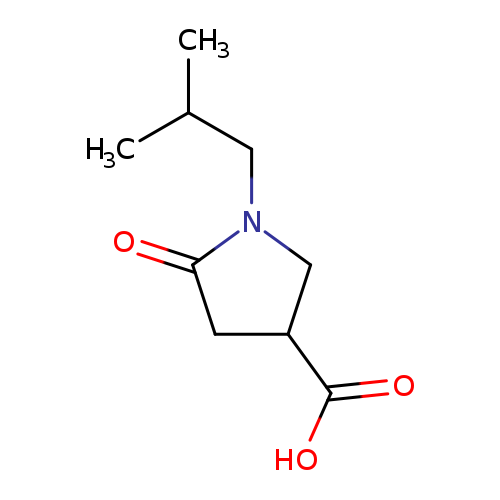 1-Isobutyl-5-oxopyrrolidine-3-carboxylic acid