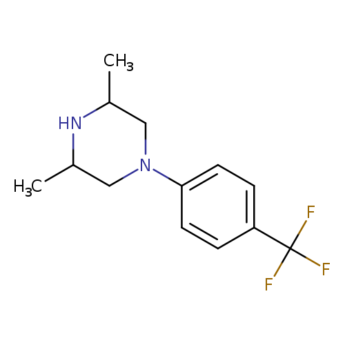3,5-dimethyl-1-[4-(trifluoromethyl)phenyl]piperazine
