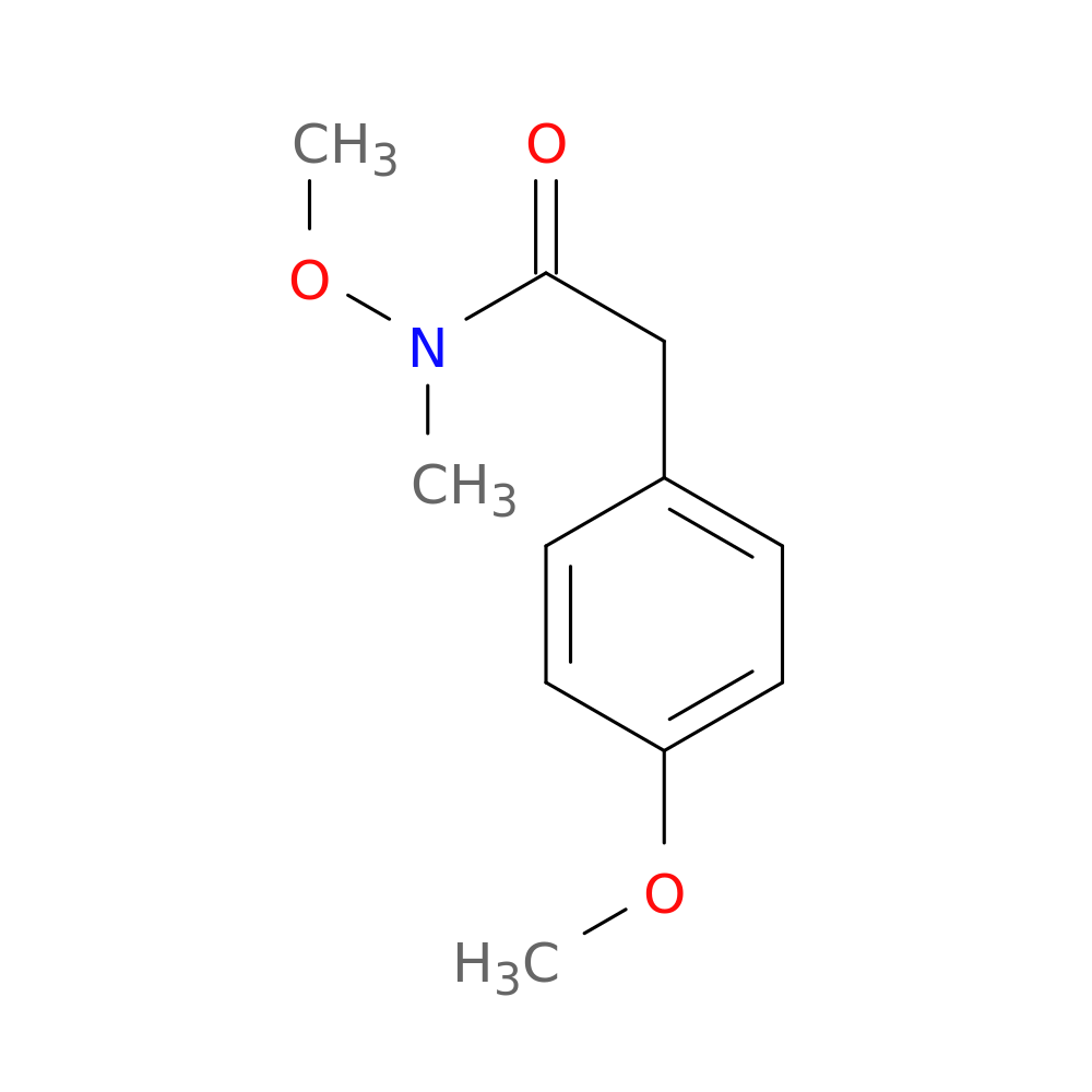 N-Methoxy-2-(4-methoxyphenyl)-N-methylacetamide