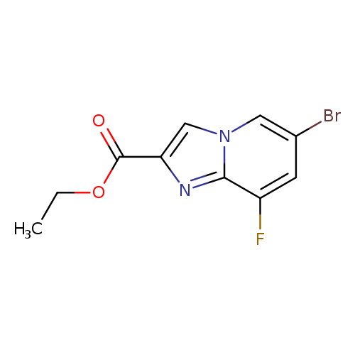 Imidazo[1,2-a]pyridine-2-carboxylic acid, 6-bromo-8-fluoro-, ethyl ester