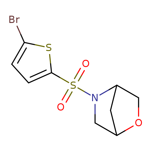 5-[(5-bromothiophen-2-yl)sulfonyl]-2-oxa-5-azabicyclo[2.2.1]heptane