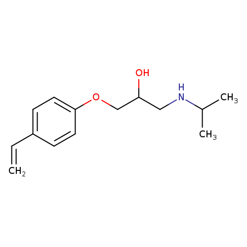 1-(4-Ethenylphenoxy)-3-[(1-Methylethyl)aMino]-2-propanole