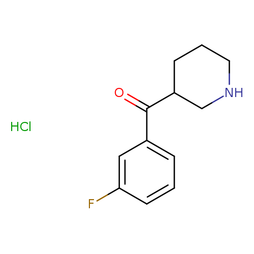 3-[(3-Fluorophenyl)carbonyl]piperidine HCl