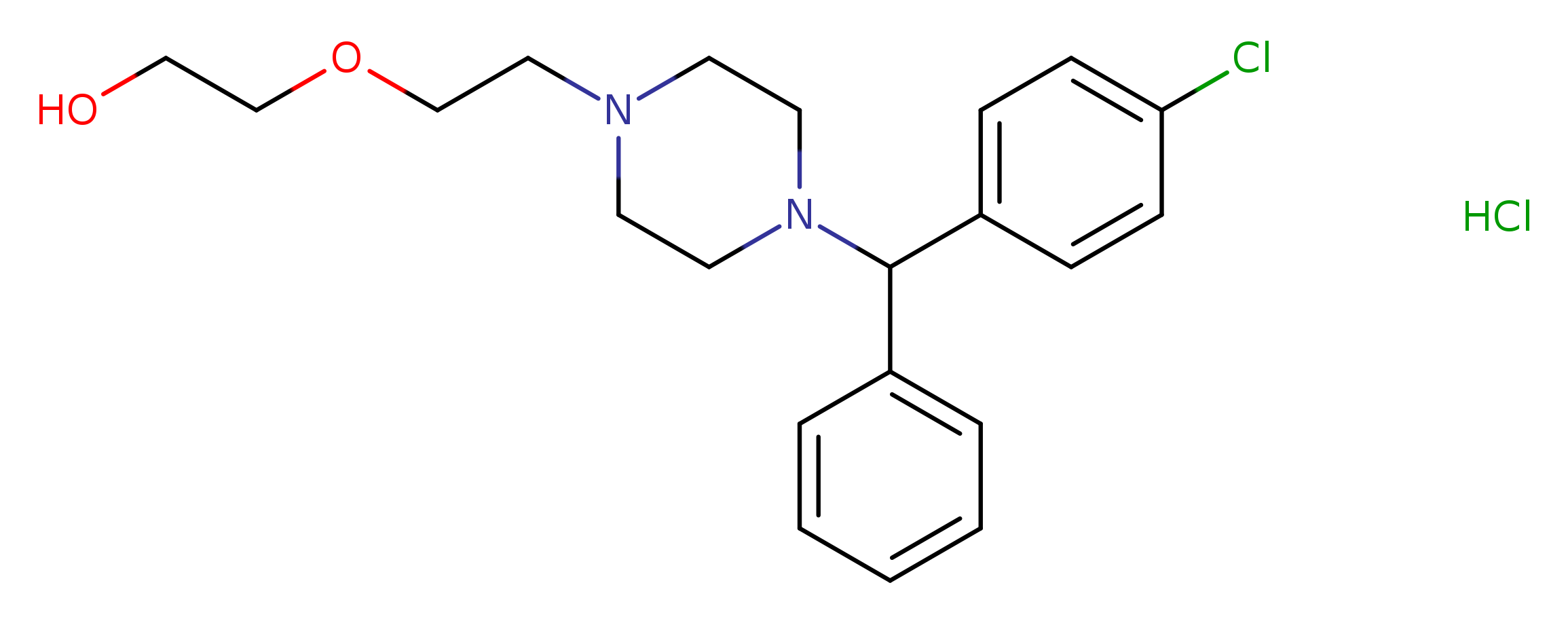 Ethanol, 2-[2-[4-[(4-chlorophenyl)phenylmethyl]-1-piperazinyl]ethoxy]-, hydrochloride (1:2)
