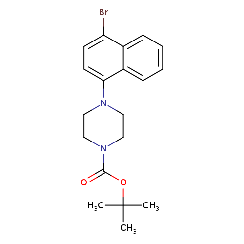 tert-Butyl 4-(4-bromonaphthalen-1-yl)piperazine-1-carboxylate