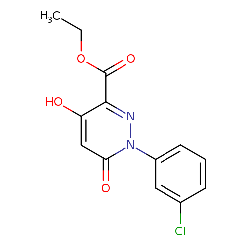ethyl 1-(3-chlorophenyl)-4-hydroxy-6-oxo-1,6-dihydropyridazine-3-carboxylate