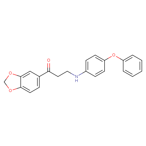 1-(2H-1,3-benzodioxol-5-yl)-3-[(4-phenoxyphenyl)amino]propan-1-one