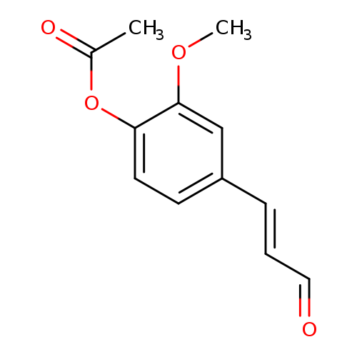 (2E)-3-[4-(Acetyloxy)-3-methoxyphenyl]-2-propenal