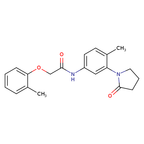 N-[4-methyl-3-(2-oxopyrrolidin-1-yl)phenyl]-2-(2-methylphenoxy)acetamide