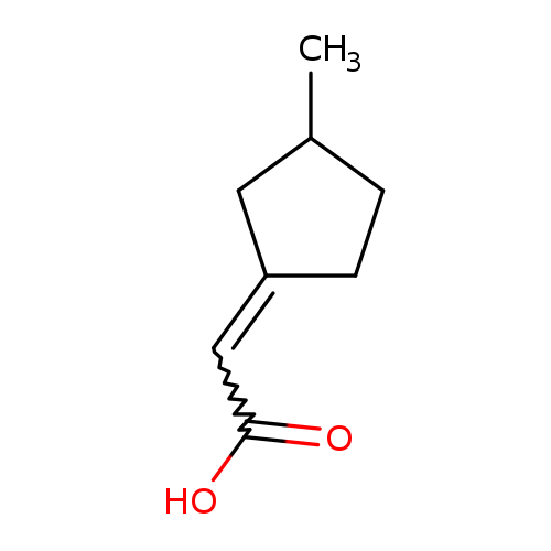 2-(3-methylcyclopentylidene)acetic acid