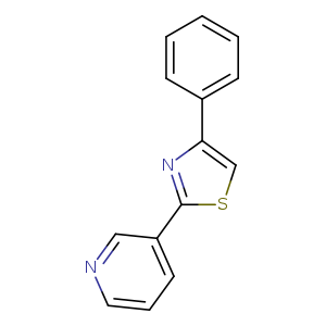 4-Phenyl-2-(pyridin-3-yl)thiazole