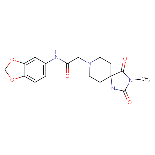 N-(2H-1,3-benzodioxol-5-yl)-2-{3-methyl-2,4-dioxo-1,3,8-triazaspiro[4.5]decan-8-yl}acetamide