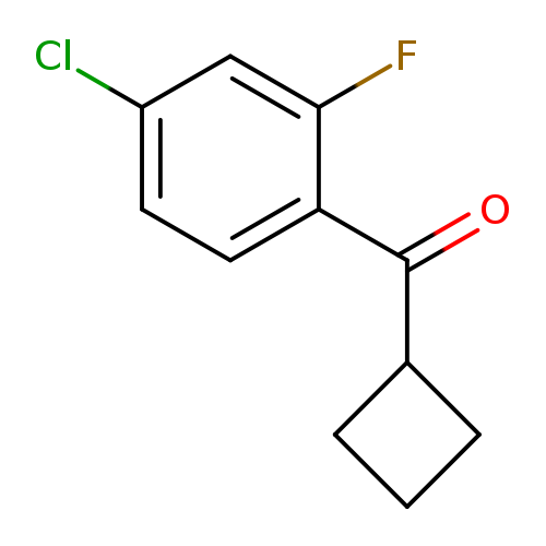 4-chloro-2-fluorophenyl cyclobutyl ketone