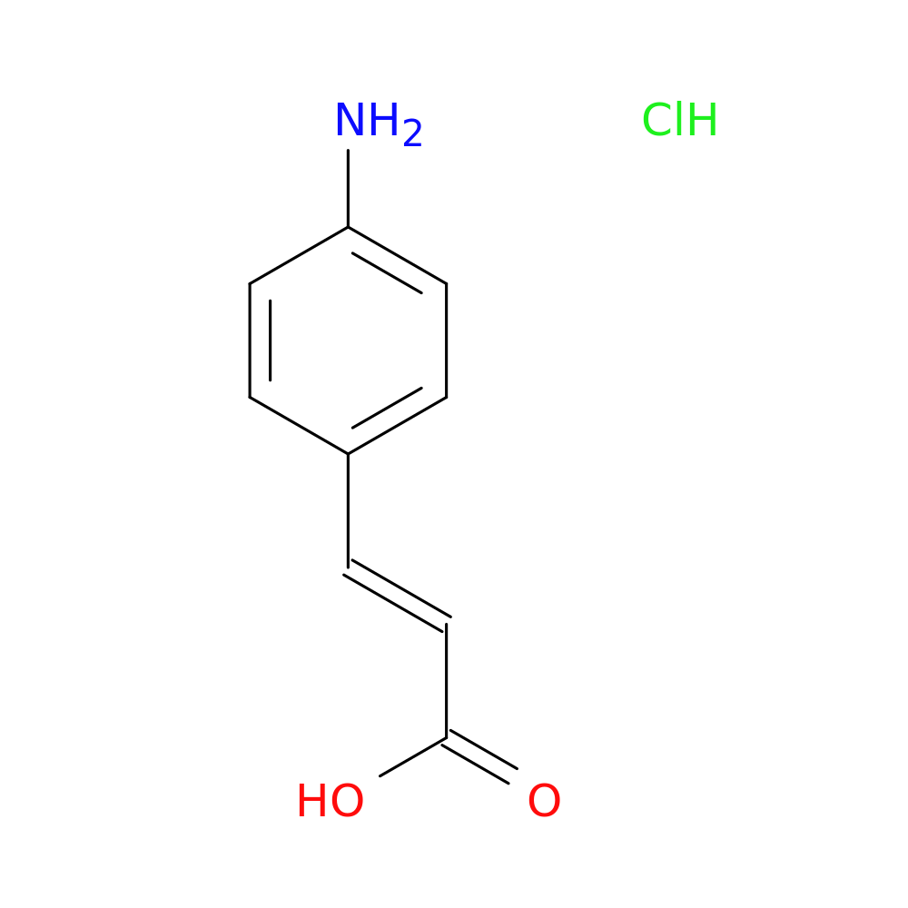 3-(4-Aminophenyl)acrylic acid hydrochloride