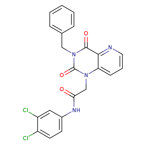 2-{3-benzyl-2,4-dioxo-1H,2H,3H,4H-pyrido[3,2-d]pyrimidin-1-yl}-N-(3,4-dichlorophenyl)acetamide