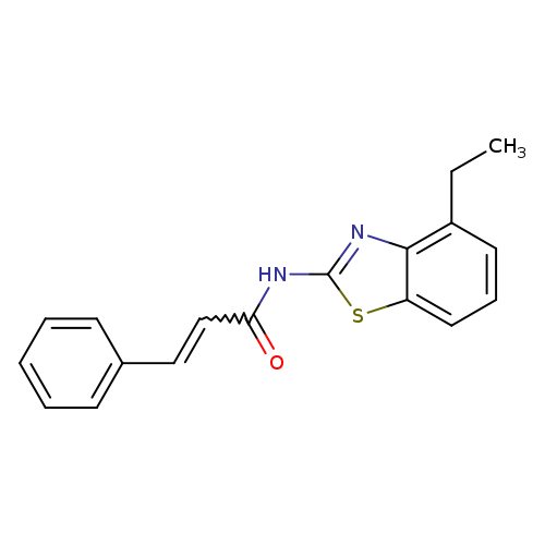 (2Z)-N-(4-ethyl-1,3-benzothiazol-2-yl)-3-phenylprop-2-enamide