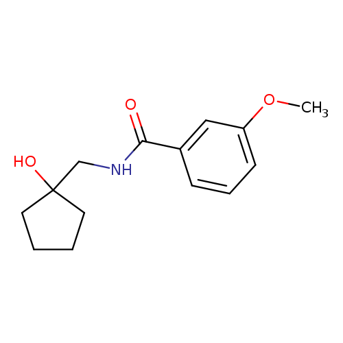N-[(1-hydroxycyclopentyl)methyl]-3-methoxybenzamide