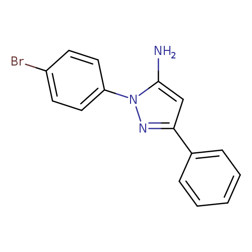 1-(4-Bromophenyl)-3-Phenyl-1H-Pyrazol-5-Amine