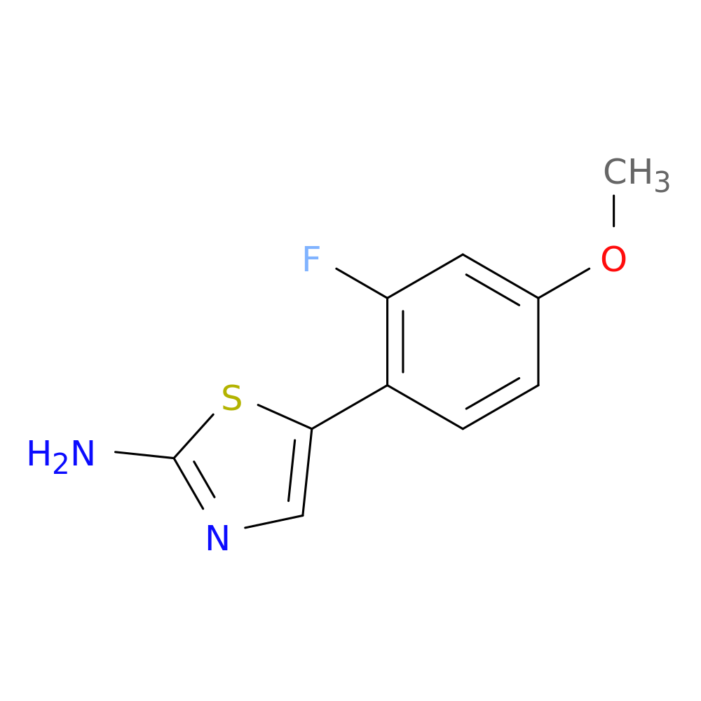 5-(2-Fluoro-4-methoxyphenyl)thiazol-2-amine