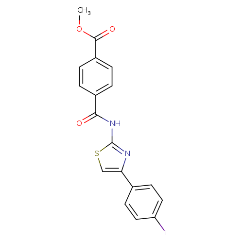 methyl 4-{[4-(4-iodophenyl)-1,3-thiazol-2-yl]carbamoyl}benzoate