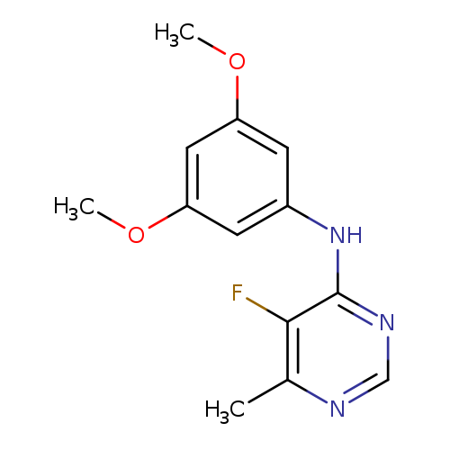N-(3,5-dimethoxyphenyl)-5-fluoro-6-methylpyrimidin-4-amine
