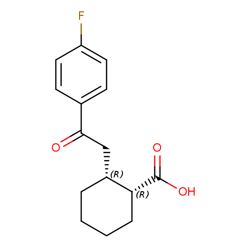 cis-2-[2-(4-Fluorophenyl)-2-oxoethyl]cyclohexane-1-carboxylic acid