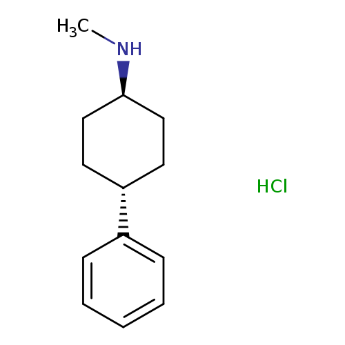 N-methyl-4-phenylcyclohexan-1-amine hydrochloride, trans