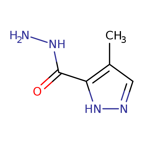 4-methyl-1H-pyrazole-5-carbohydrazide