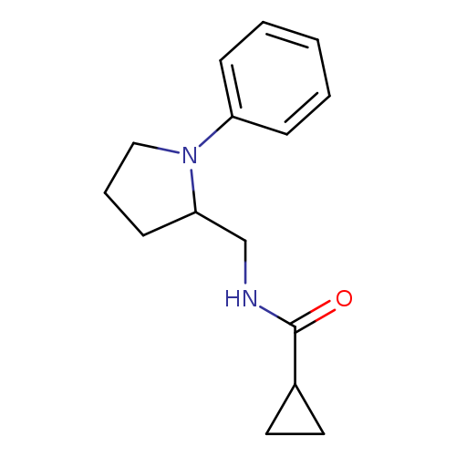 N-[(1-phenylpyrrolidin-2-yl)methyl]cyclopropanecarboxamide