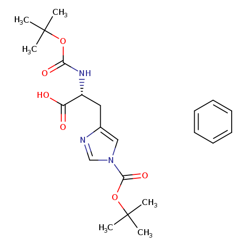Boc-d-his(boc)-oh.benzene