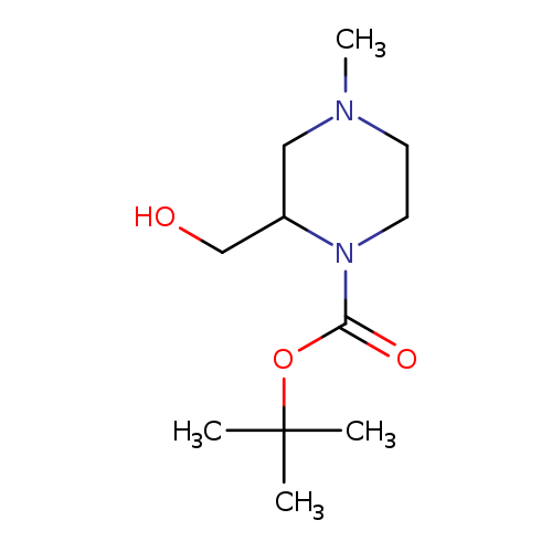 tert-Butyl 2-(hydroxymethyl)-4-methylpiperazine-1-carboxylate