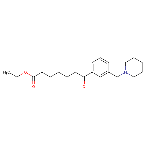 Ethyl 7-oxo-7-[3-(piperidinomethyl)phenyl]heptanoate