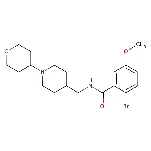 2-bromo-5-methoxy-N-{[1-(oxan-4-yl)piperidin-4-yl]methyl}benzamide