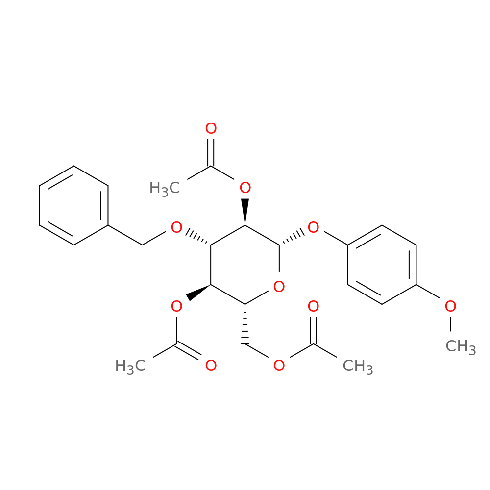 4-Methoxyphenyl 2,4,6-tri-o-acetyl-3-o-benzyl-beta-d-glucopyranoside