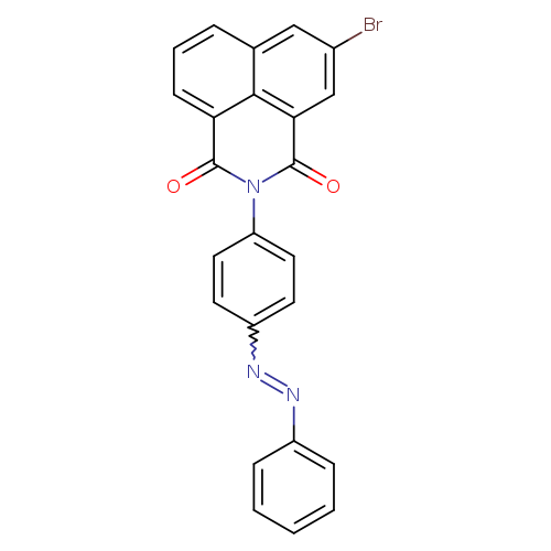 7-bromo-3-{4-[(Z)-2-phenyldiazen-1-yl]phenyl}-3-azatricyclo[7.3.1.0^{5,13}]trideca-1(12),5,7,9(13),10-pentaene-2,4-dione